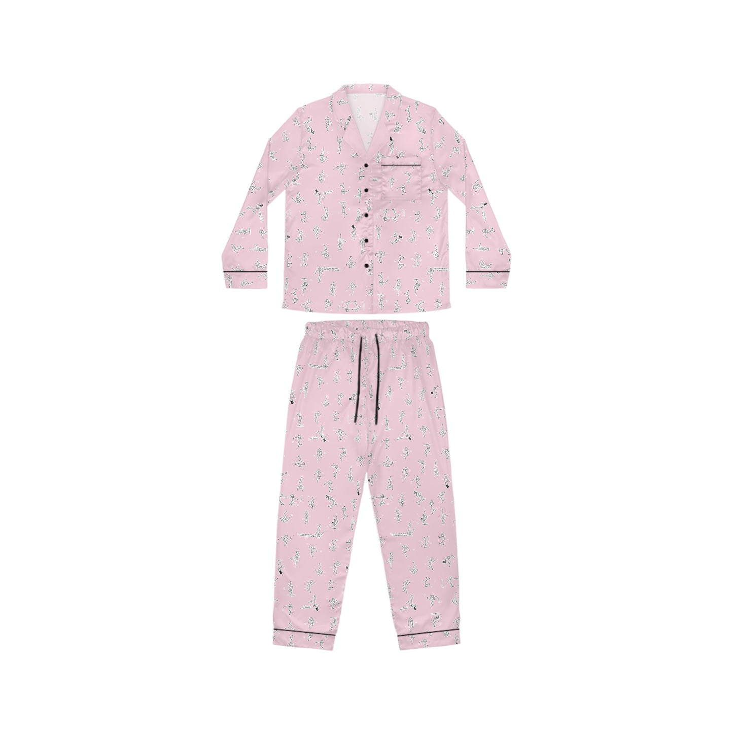Whimsical Women's Satin Pajamas