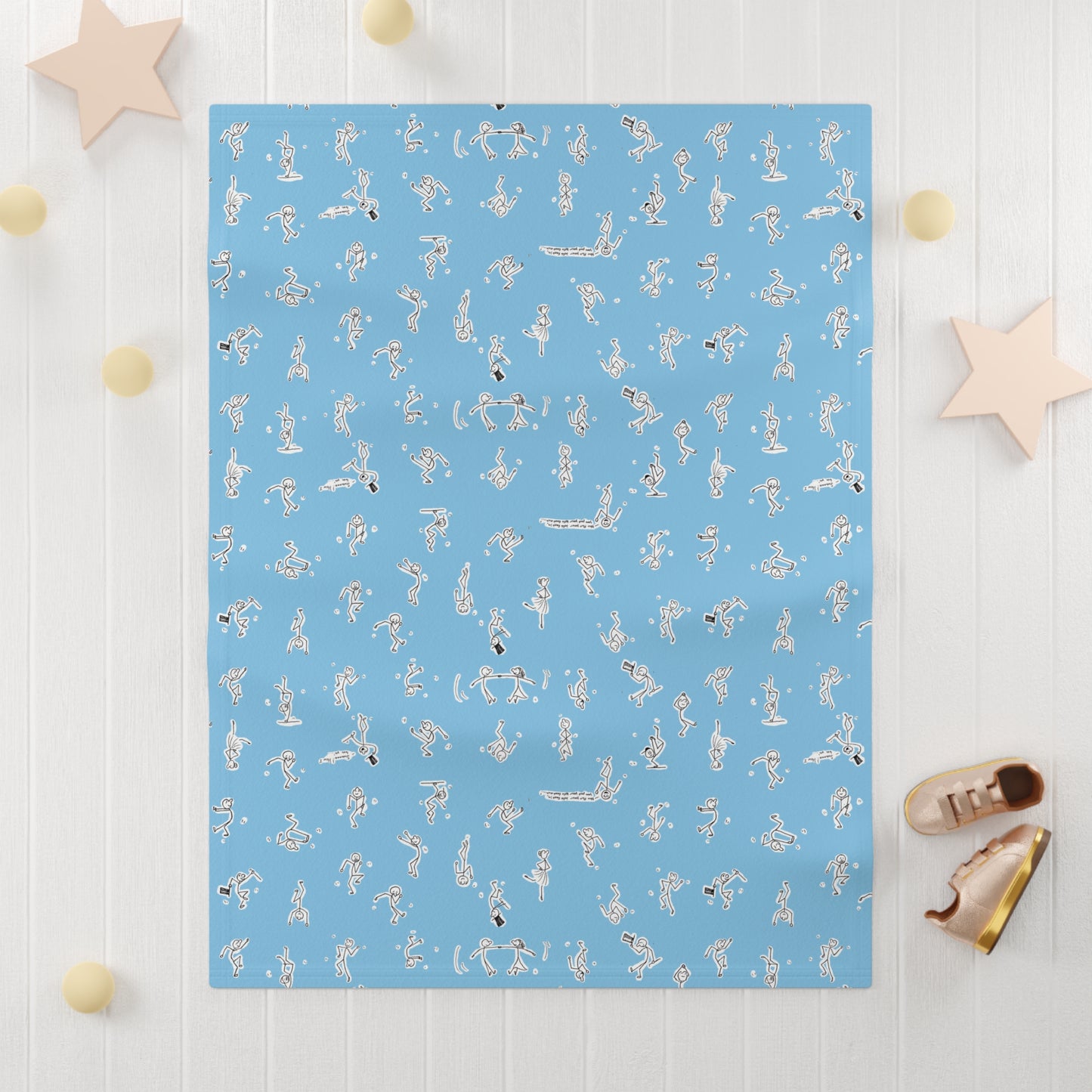 Whimsical Soft Fleece Baby Blanket
