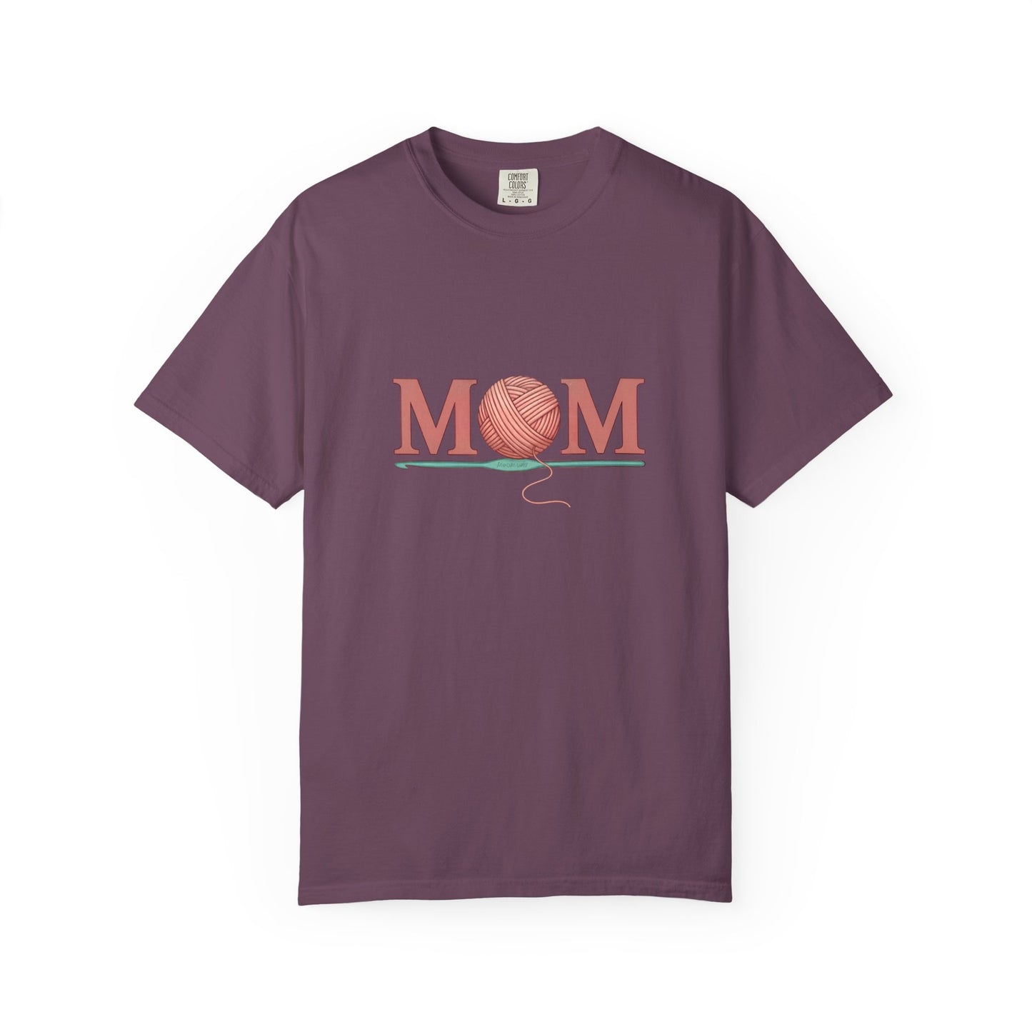 Yarn Ball MOM T-Shirt | Knitting Mom Tee, Craft Mom Shirt