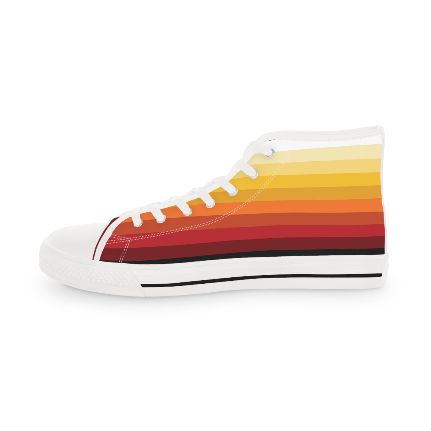 High Top Retro Sunset Sneakers for Men