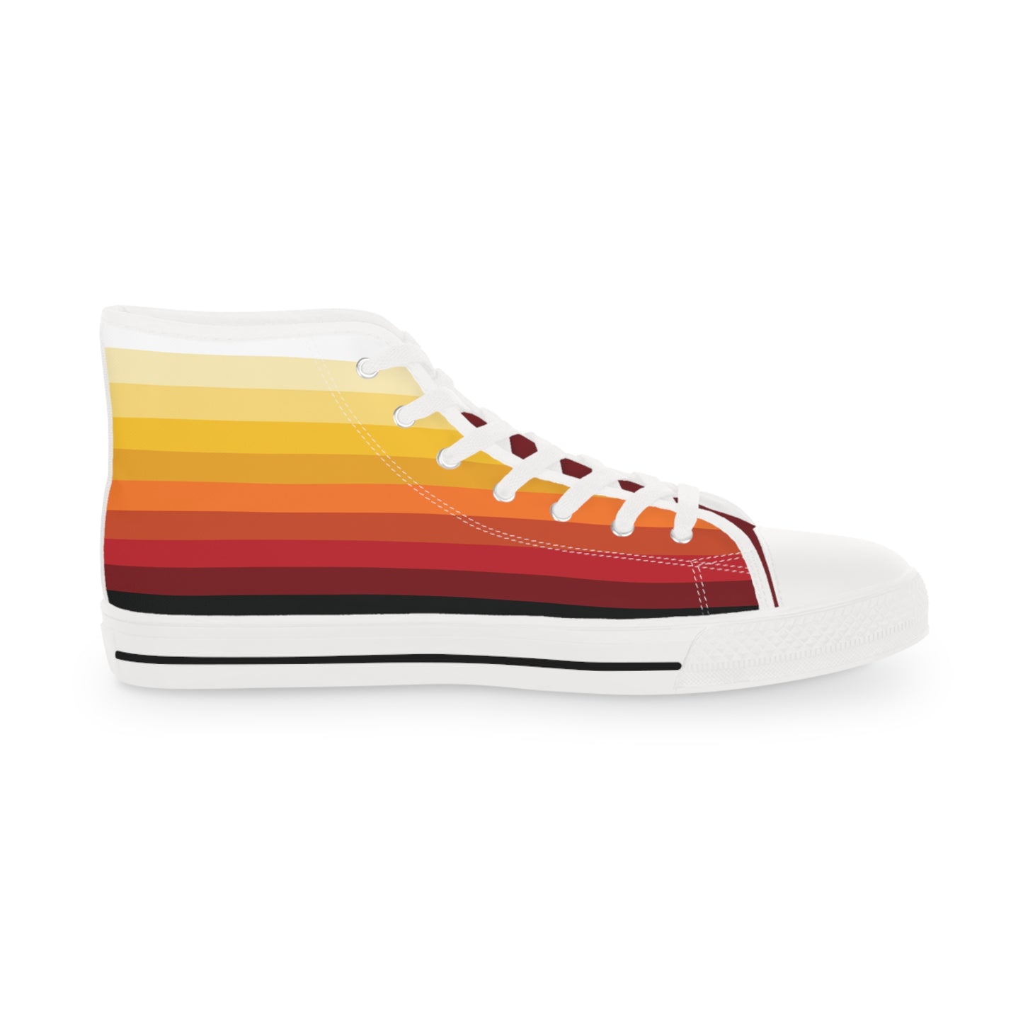 High Top Retro Sunset Sneakers for Men