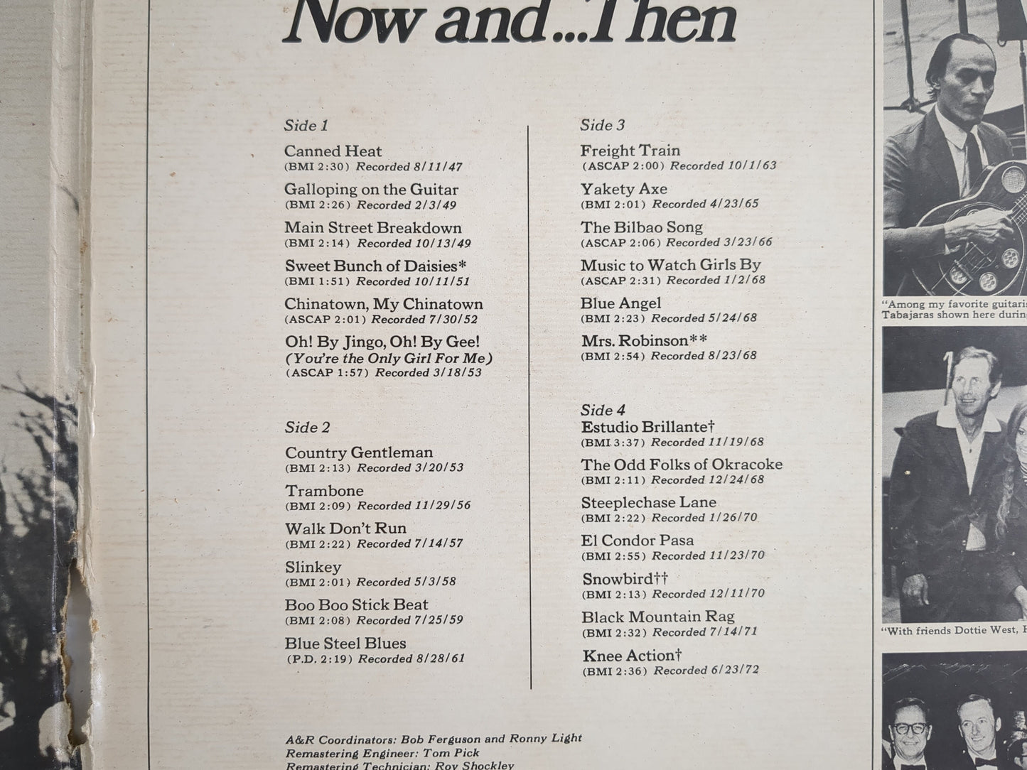 Vinyl Chet Atkins Now and Then | Silver Anniversary Series