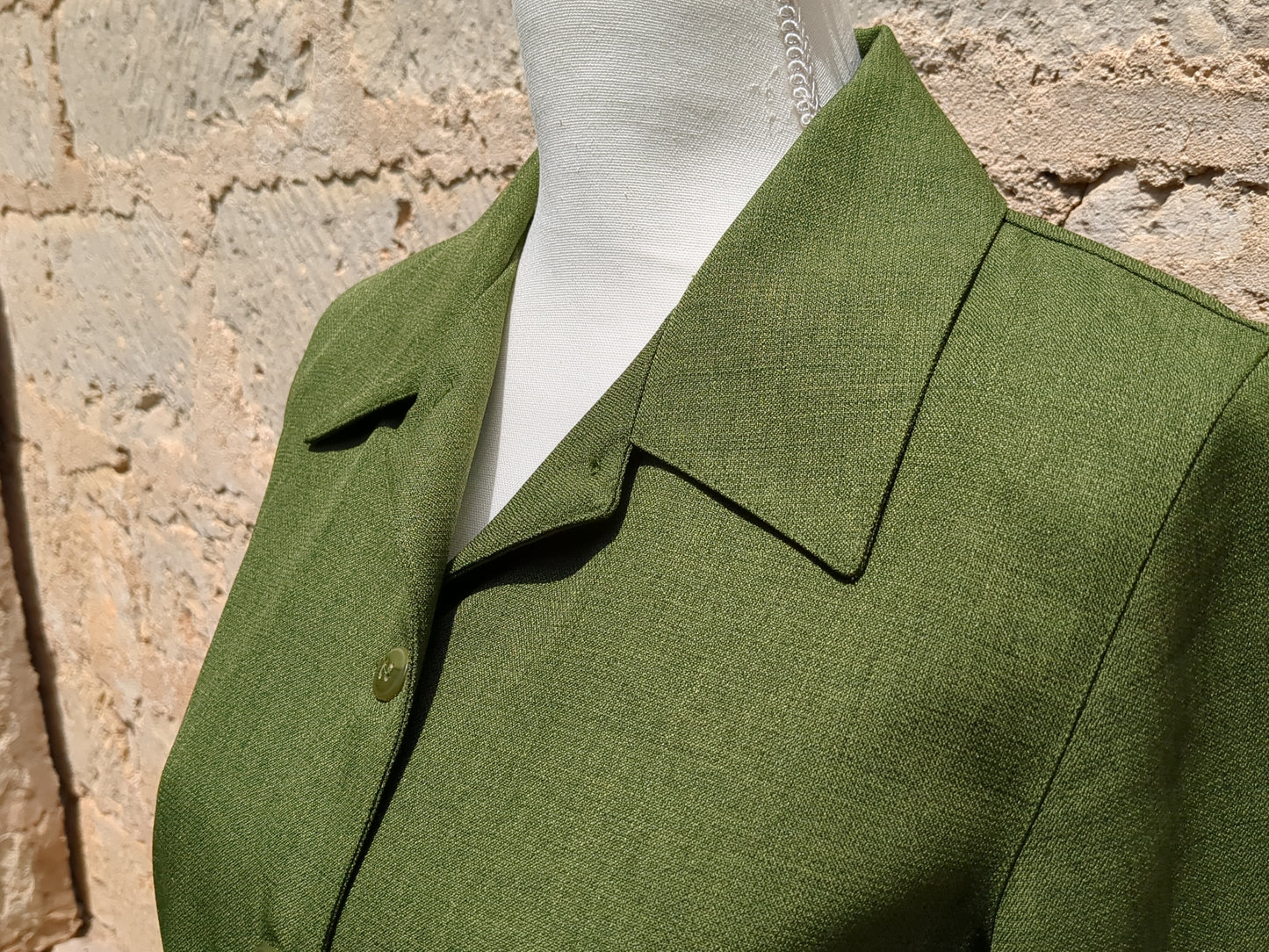 Alfred Dunner Forest Green Vintage Pantsuit