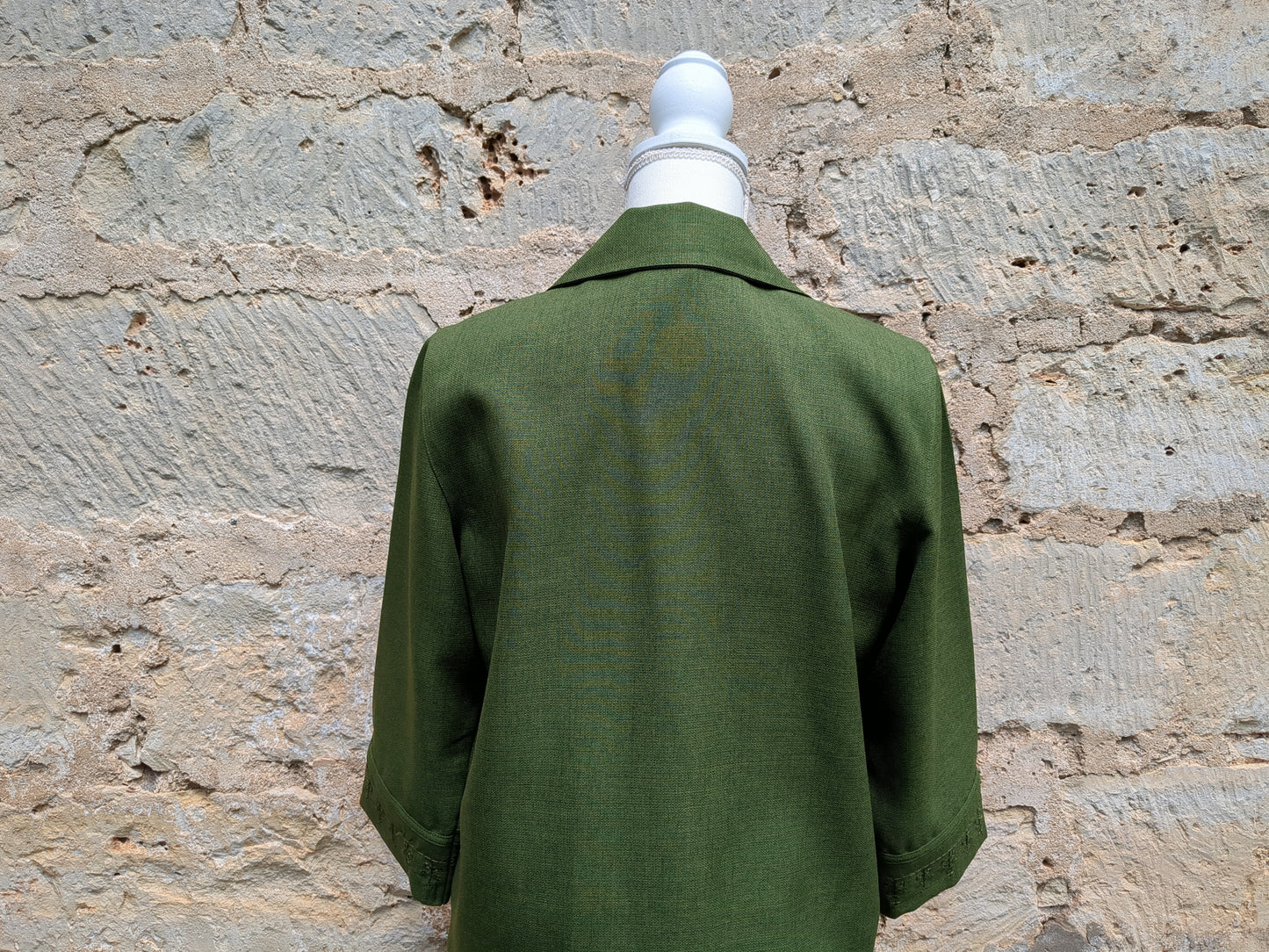 Alfred Dunner Forest Green Vintage Pantsuit