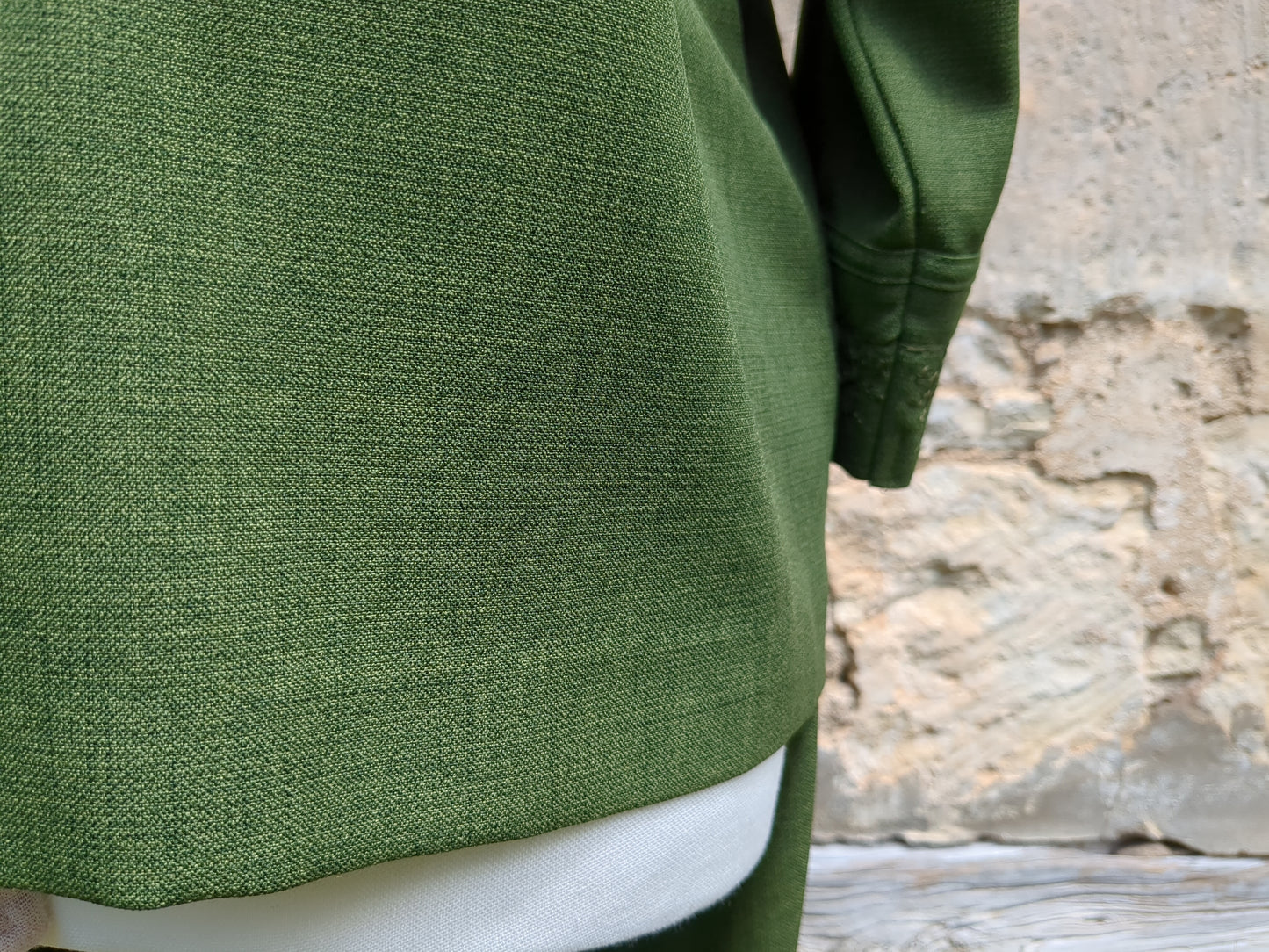 Alfred Dunner Forest Green Vintage Pantsuit