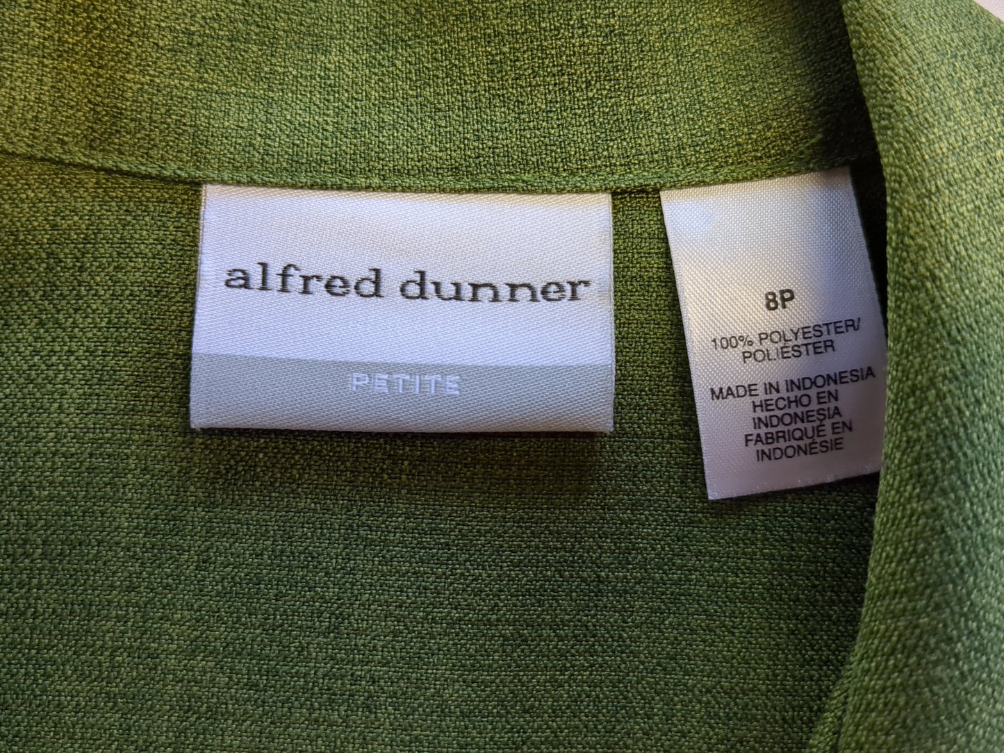 Green garment with Alfred Dunner label