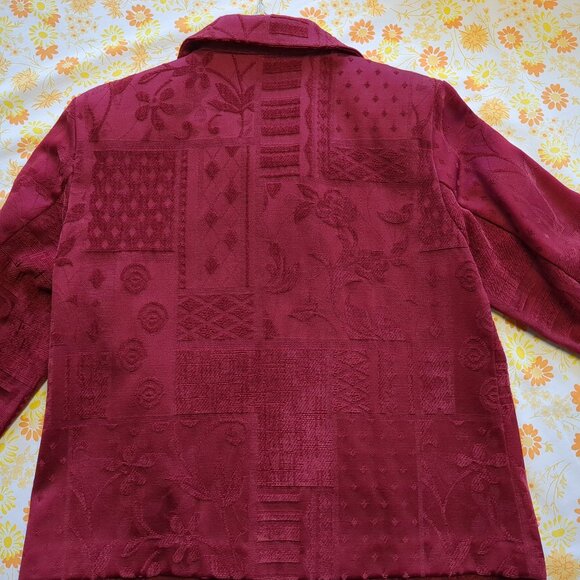 Red Renaissance Jacket with Zipper PS