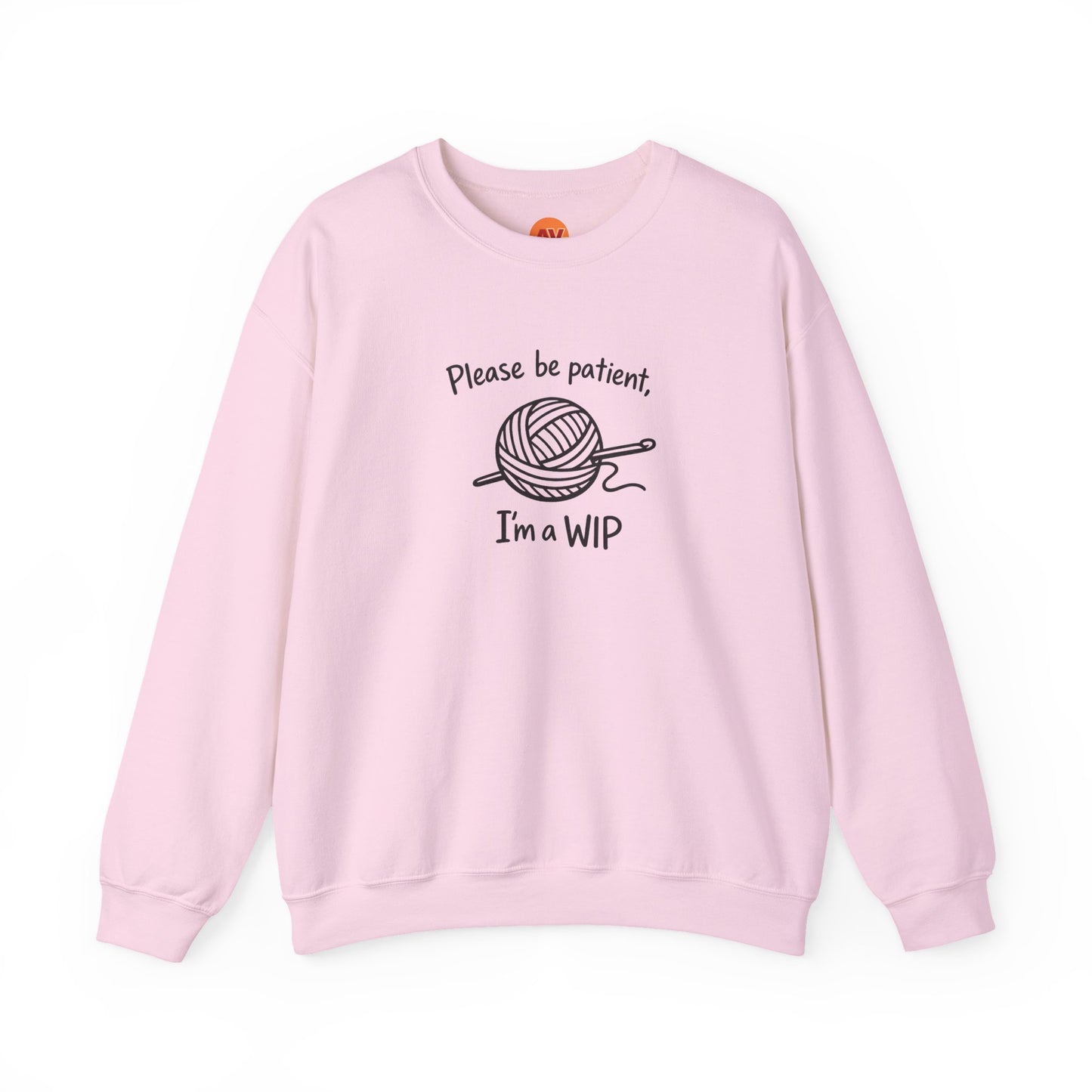 Funny Crochet Phrase Crewneck Sweatshirt | Crafting Women Cozy Long-Sleeve