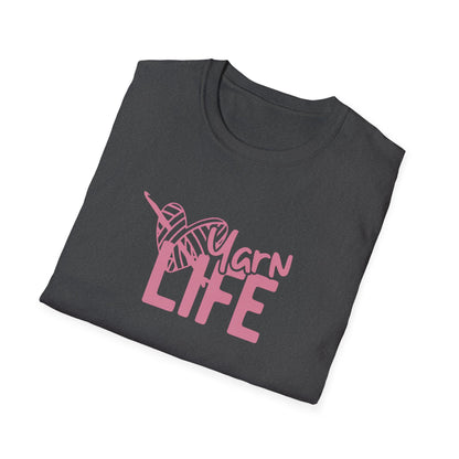 Yarn Life T-Shirt | Knitting Crochet Graphic Tee