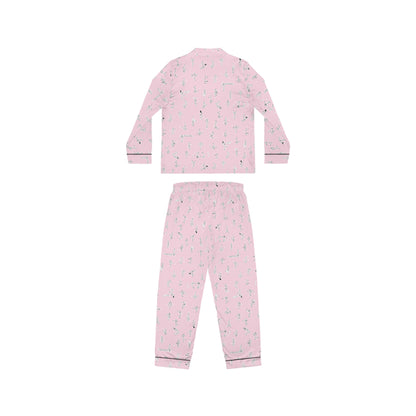 Whimsical Women's Satin Pajamas