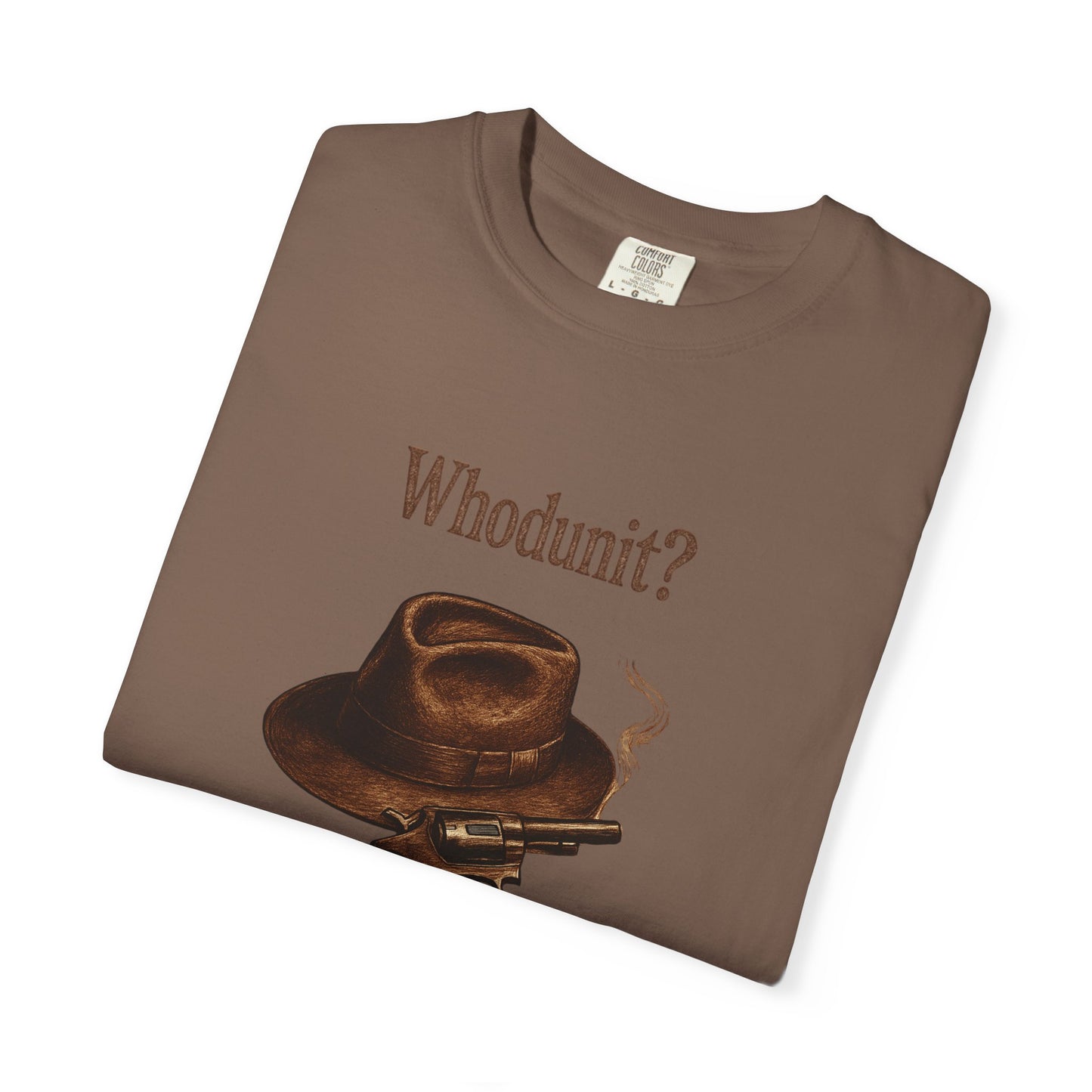 Whodunit Themed Unisex T-Shirt | Mystery Lover's Apparel, Detective Gift, Casual Wear, Fun Statement Tee