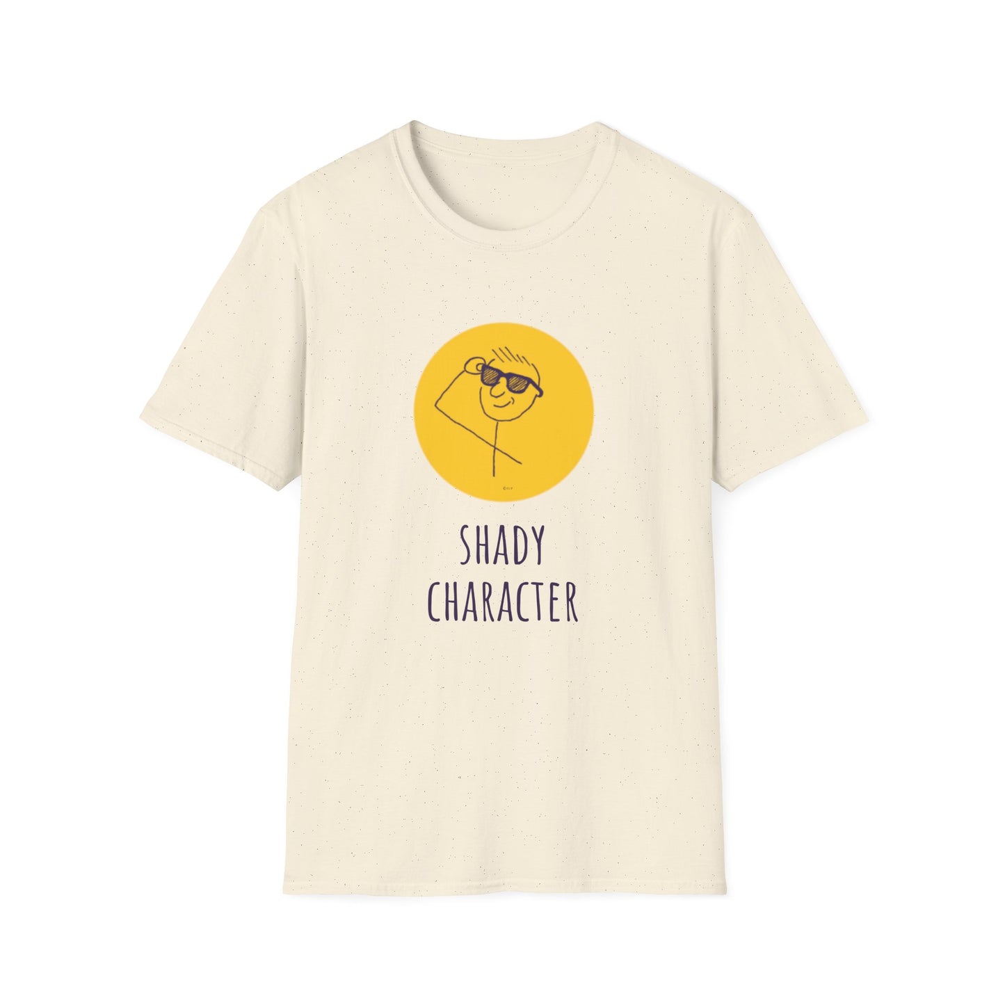 Shady Character Whimsical Unisex Softstyle T-Shirt