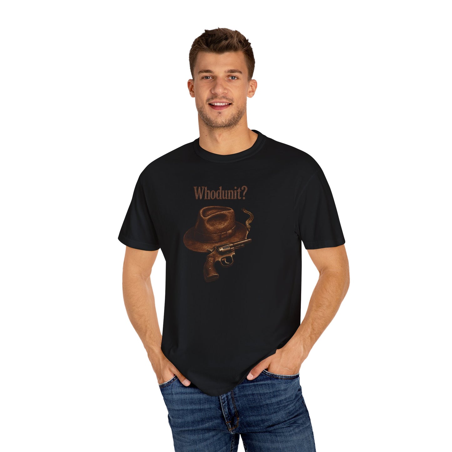 Whodunit Themed Unisex T-Shirt | Mystery Lover's Apparel, Detective Gift, Casual Wear, Fun Statement Tee