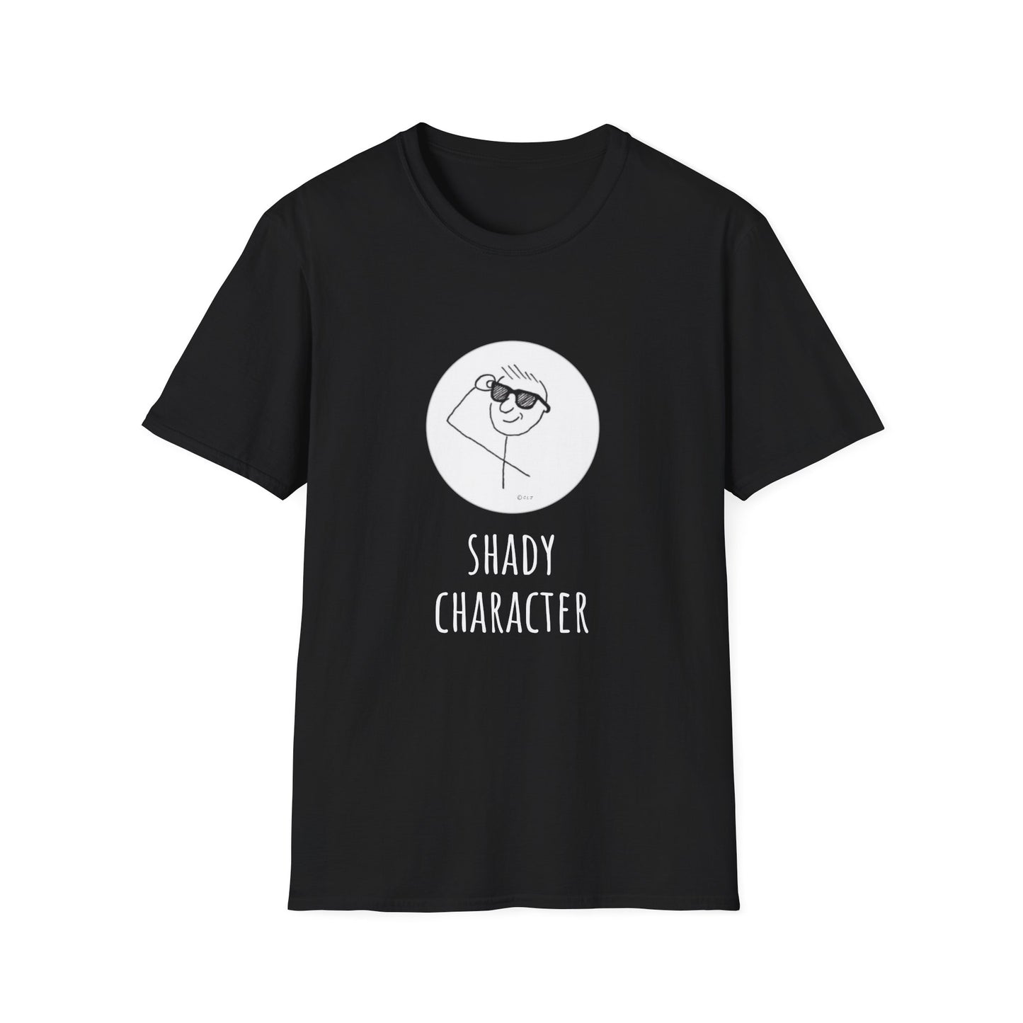Shady Character Whimsical Unisex Softstyle T-Shirt