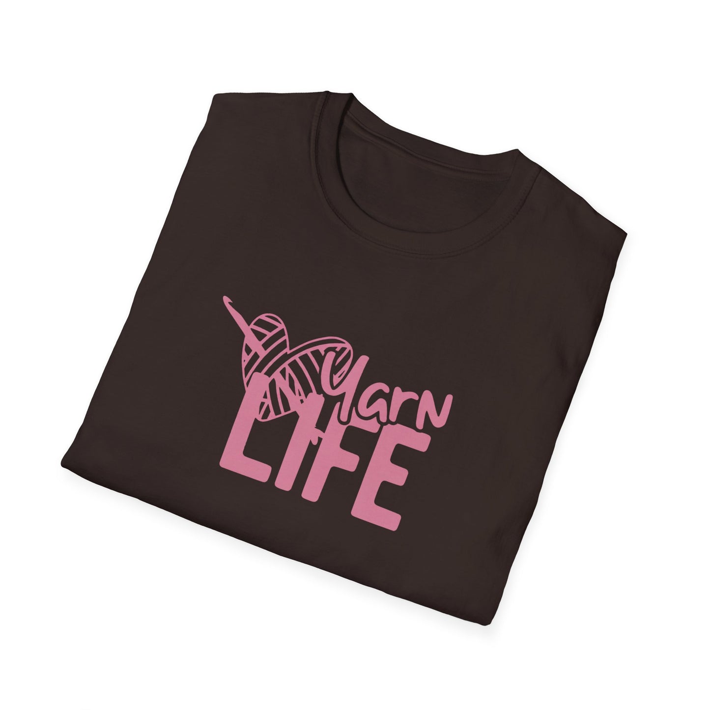 Yarn Life T-Shirt | Knitting Crochet Graphic Tee