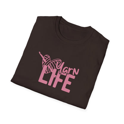 Yarn Life T-Shirt | Knitting Crochet Graphic Tee