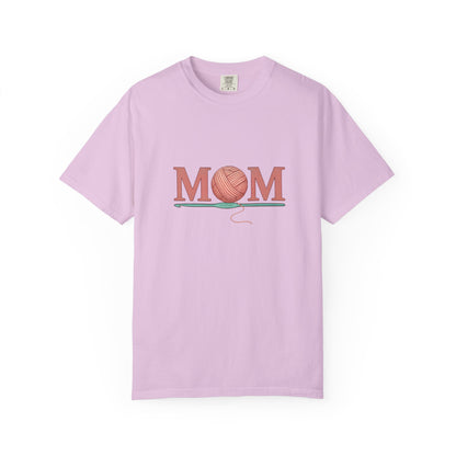 Yarn Ball MOM T-Shirt | Knitting Mom Tee, Craft Mom Shirt