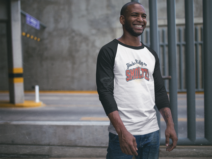 You're Killing Me Smoltz! Baseball Tee Unisex 3/4 Sleeve, Sandlot Movie Quote Shirt, Raglan Tee, Baseball Fan Gift