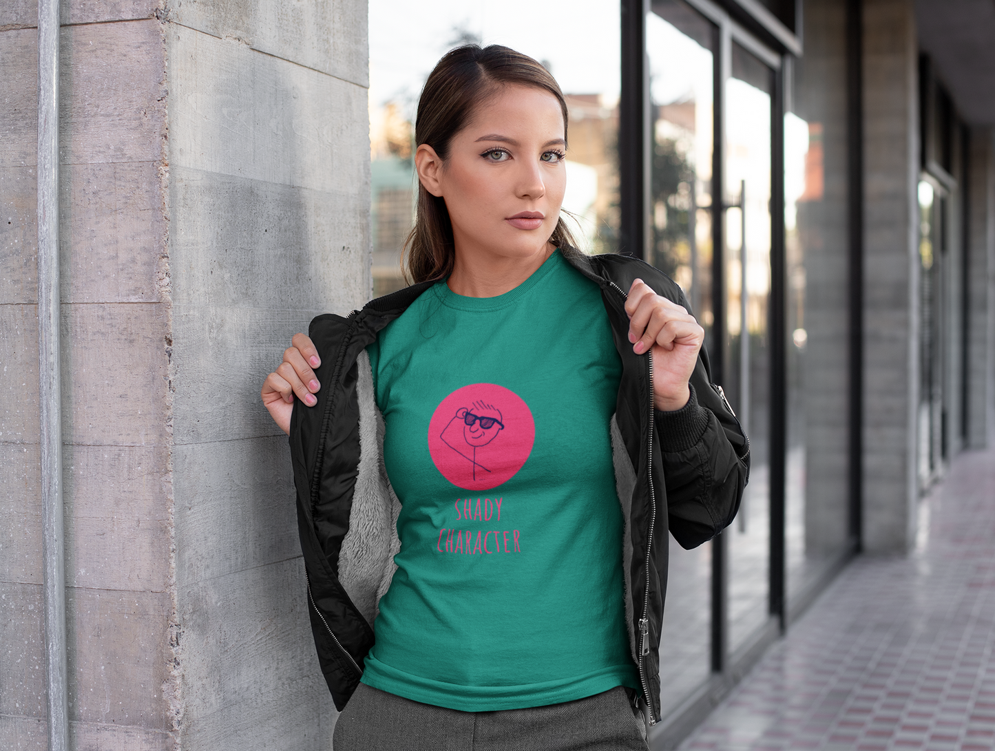 Shady Character Whimsical Unisex Softstyle T-Shirt