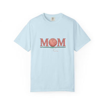 Yarn Ball MOM T-Shirt | Knitting Mom Tee, Craft Mom Shirt