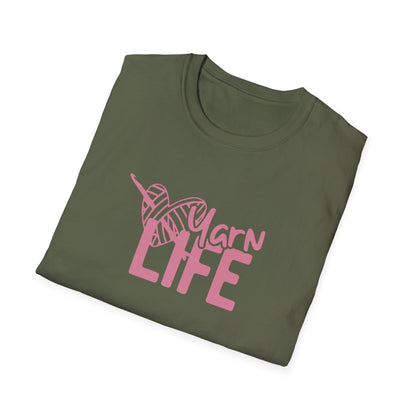 Yarn Life T-Shirt | Knitting Crochet Graphic Tee