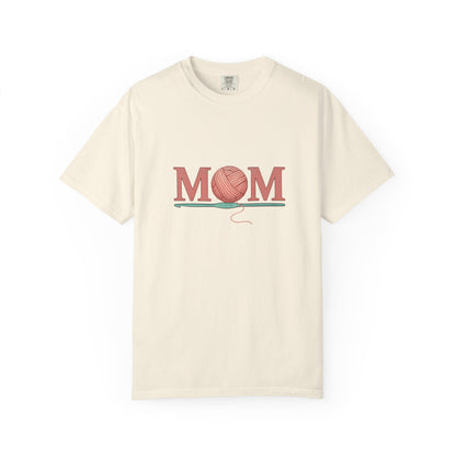 Yarn Ball MOM T-Shirt | Knitting Mom Tee, Craft Mom Shirt