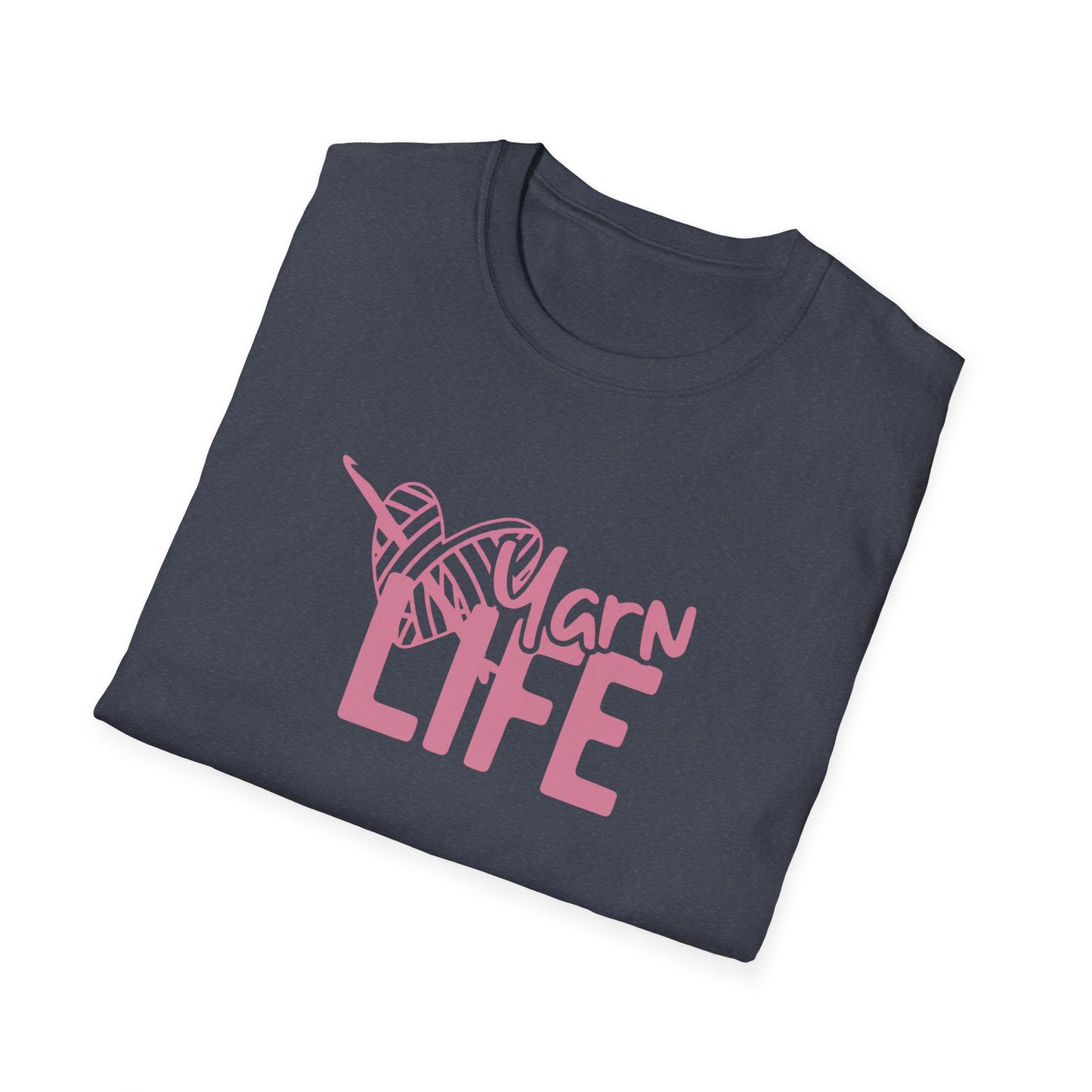 Yarn Life T-Shirt | Knitting Crochet Graphic Tee
