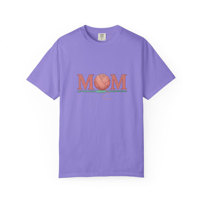 Yarn Ball MOM T-Shirt | Knitting Mom Tee, Craft Mom Shirt