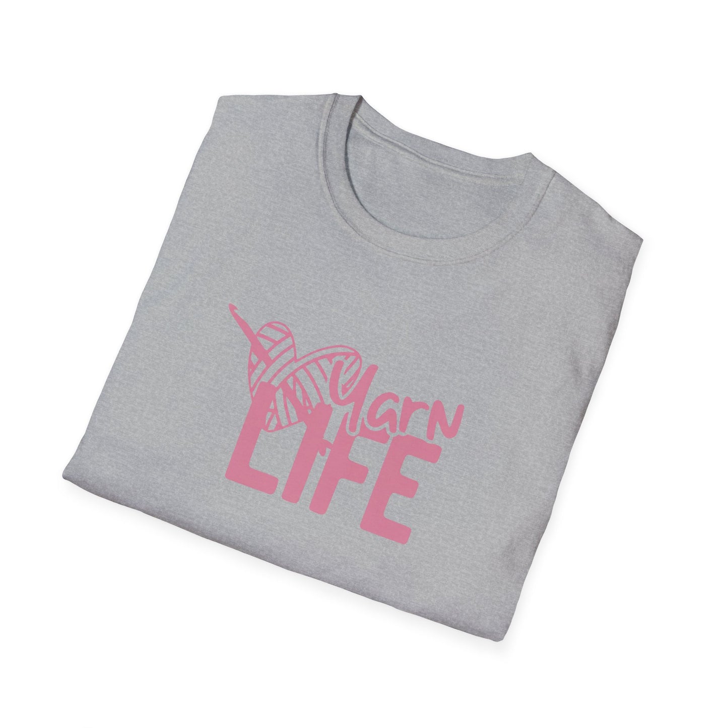 Yarn Life T-Shirt | Knitting Crochet Graphic Tee
