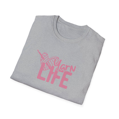 Yarn Life T-Shirt | Knitting Crochet Graphic Tee