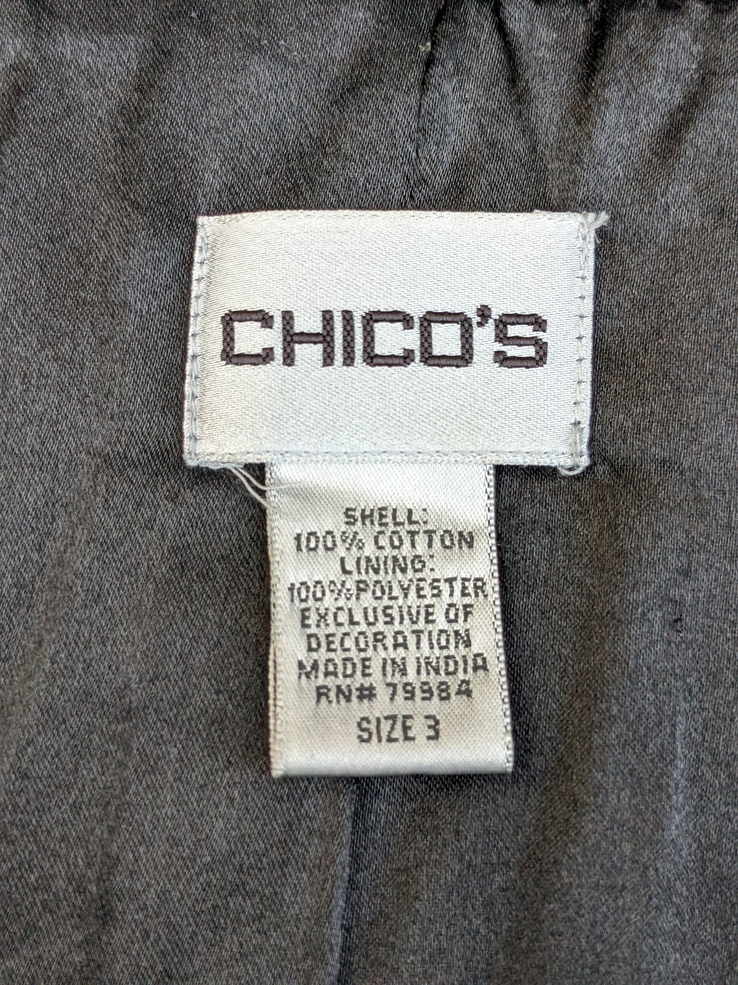 Embroidered Chico's Jacket