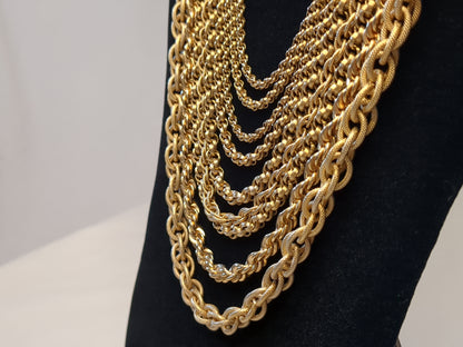 Gold-Tone Multistrand Castlecliff Necklace