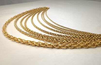 Gold-Tone Multistrand Castlecliff Necklace