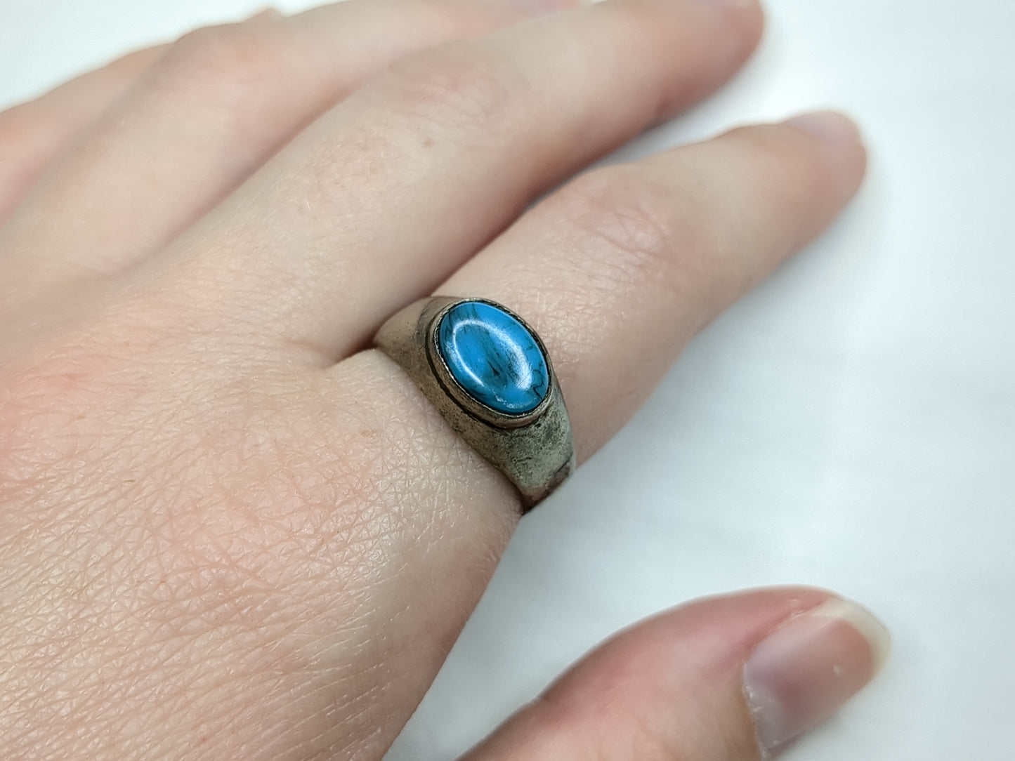 Silver & Turquoise Ring