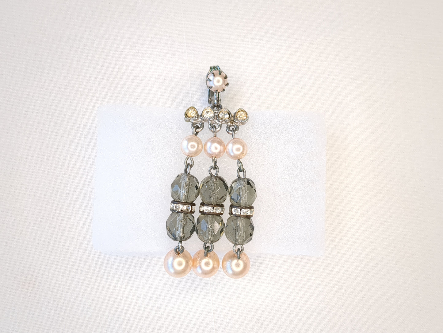 Faux Pearl and Rhinestone Set