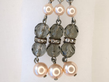 Faux Pearl and Rhinestone Set