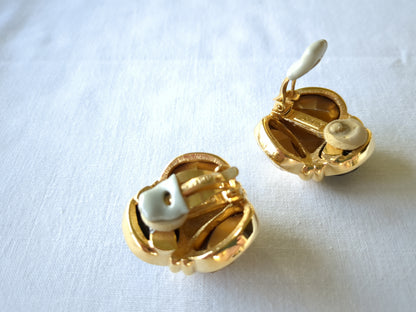 Ciner Gold-Plated & Crystal Earrings