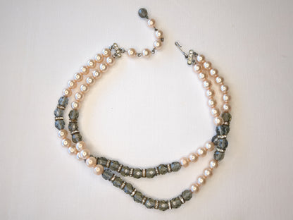 Faux Pearl and Rhinestone Set