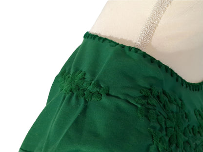 NWT Green Embroidered Latin Dress