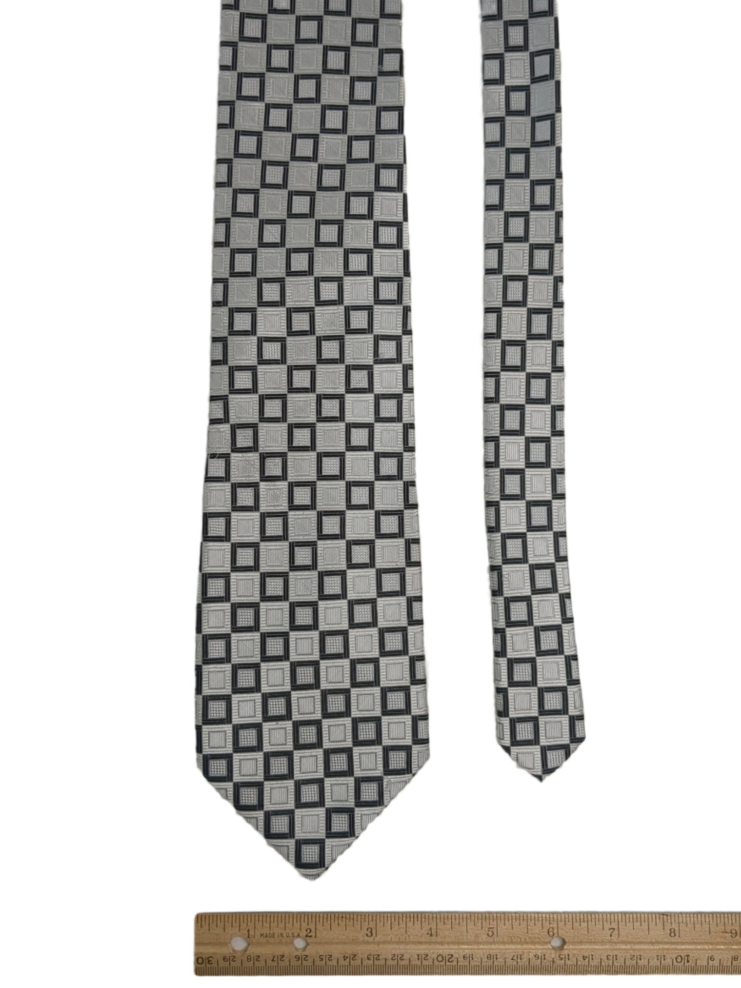 Industrial Squares 100% Silk Fabio Fazio Necktie