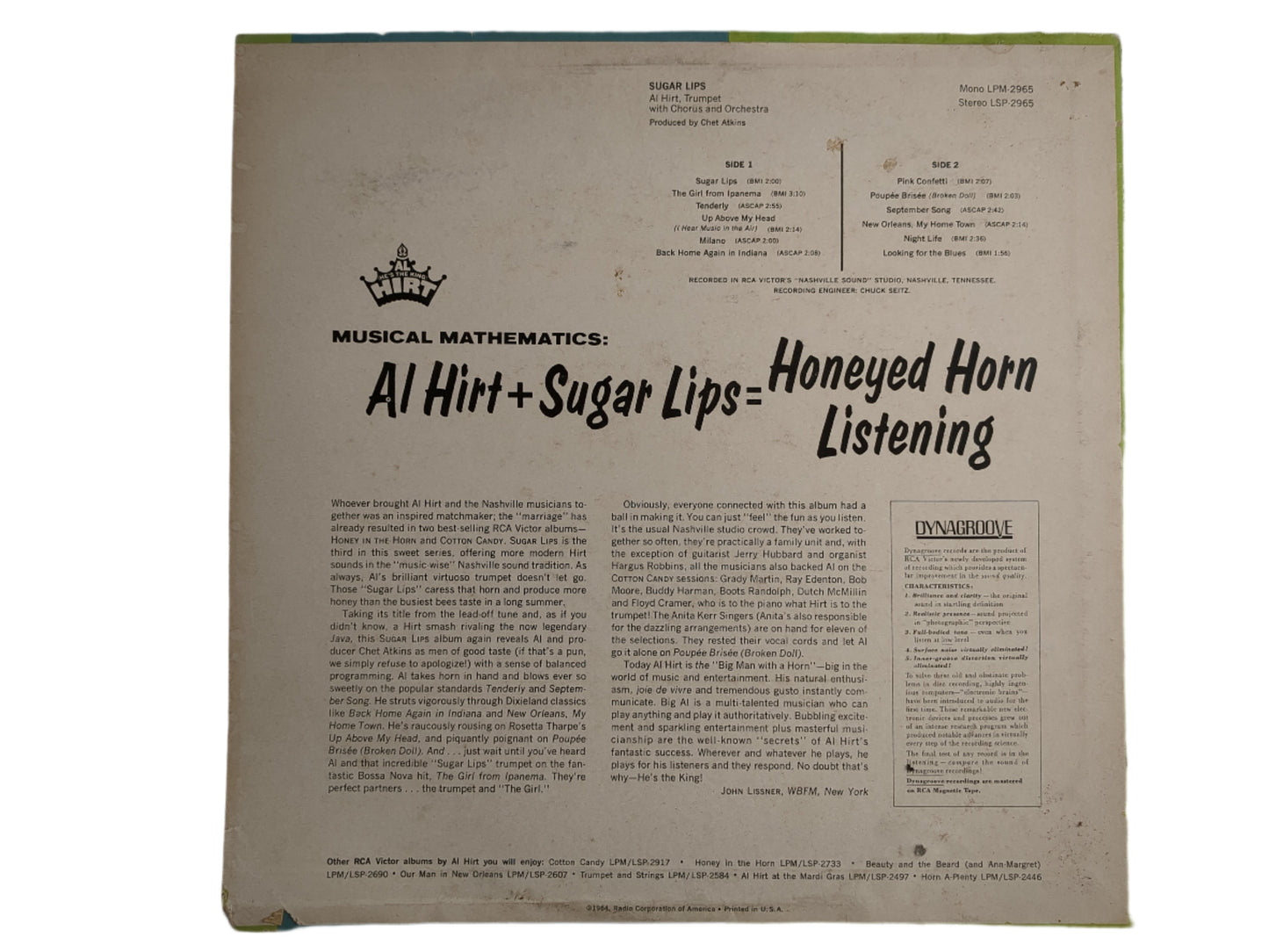 Al Hirt | Sugar Lips