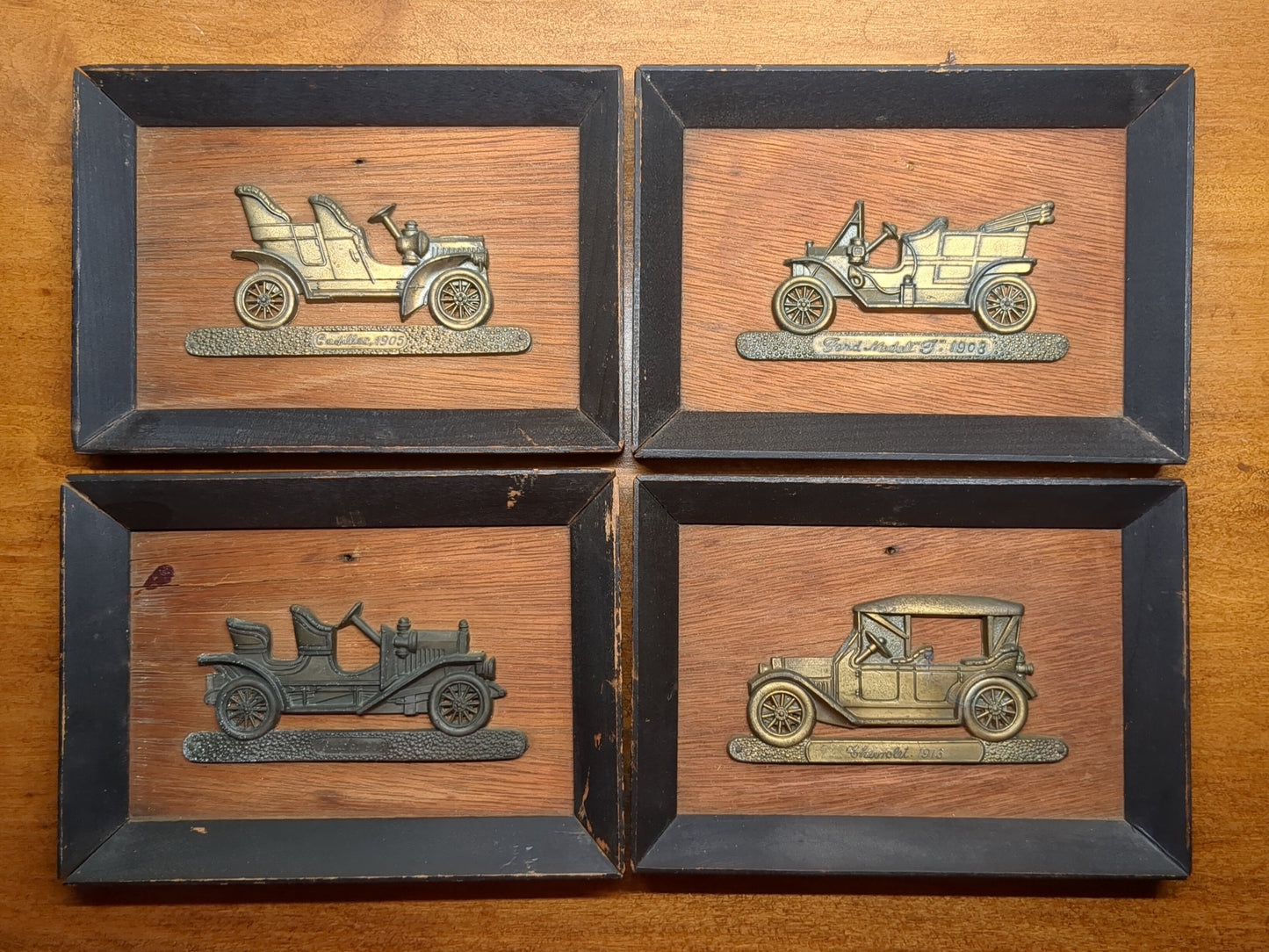Vintage Car Brass Wall Hangers