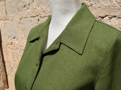 Alfred Dunner Forest Green Vintage Pantsuit