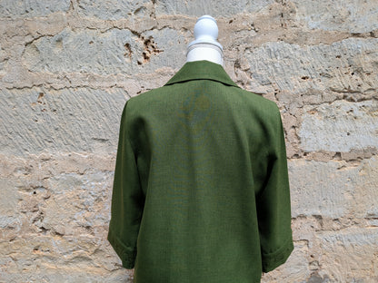 Alfred Dunner Forest Green Vintage Pantsuit