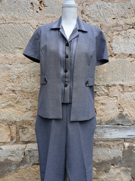 Perceptions Gray Pantsuit for Women Vintage