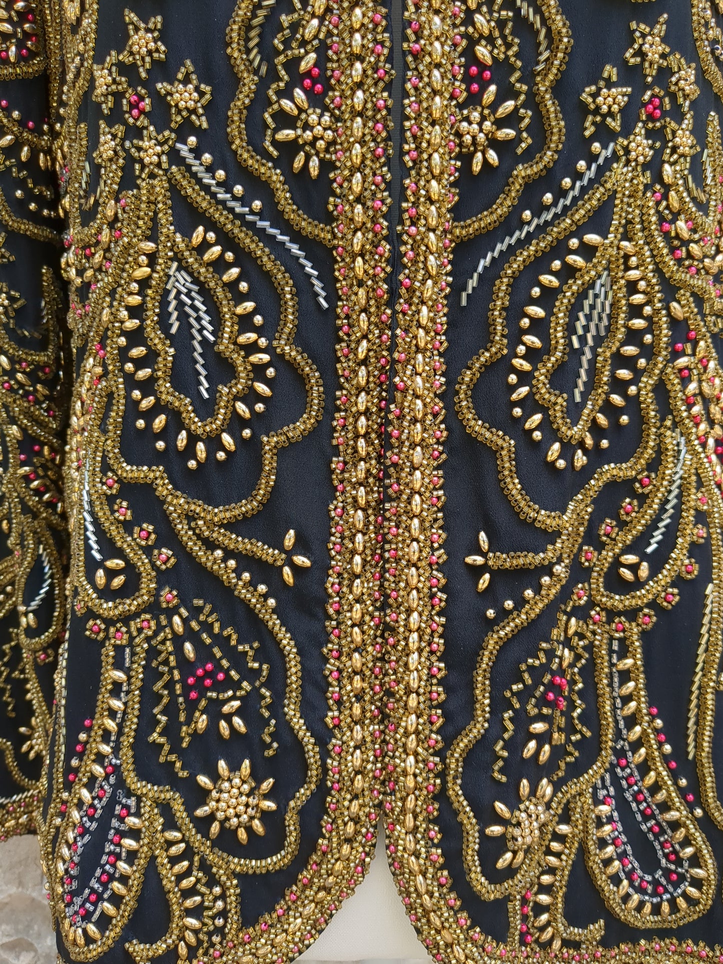 Diane Freis Vintage Beaded Silk Jacket Excellent Condition