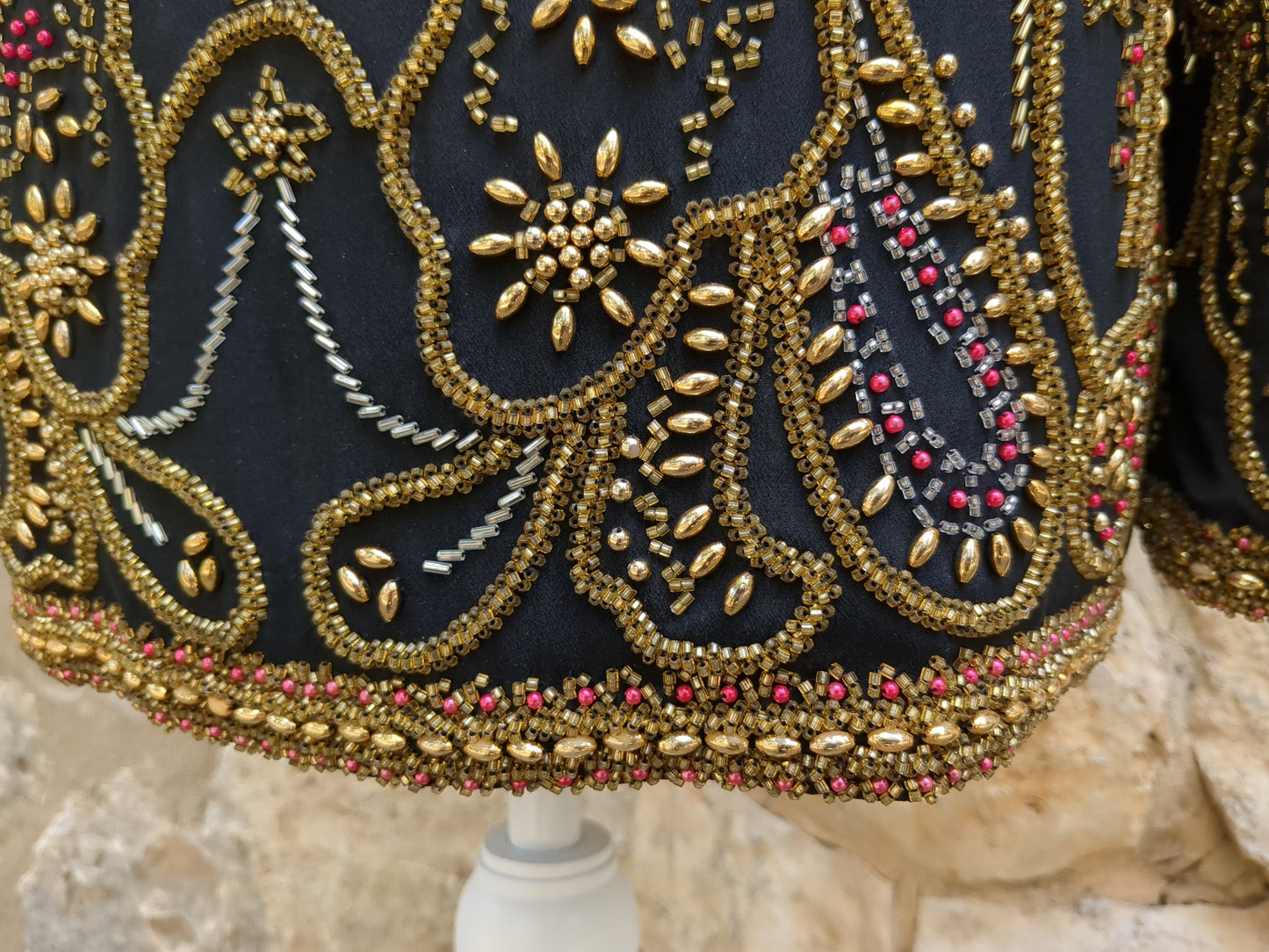 Diane Freis Vintage Beaded Silk Jacket Excellent Condition