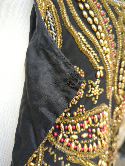 Diane Freis Vintage Beaded Silk Jacket Excellent Condition