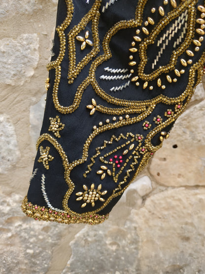 Diane Freis Vintage Beaded Silk Jacket Excellent Condition