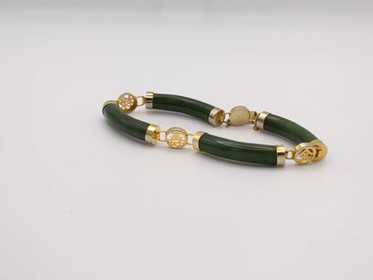 Faux Jade Bracelet
